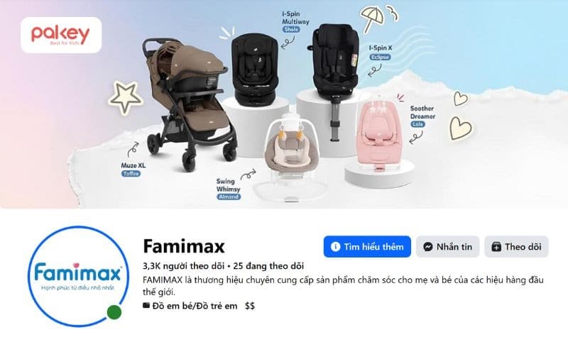 Famimax là doanh nghiệp chuyên cung cấp sản phẩm mẹ và bé nhập khẩu chính hãng, trong đó có thanh chắn giường