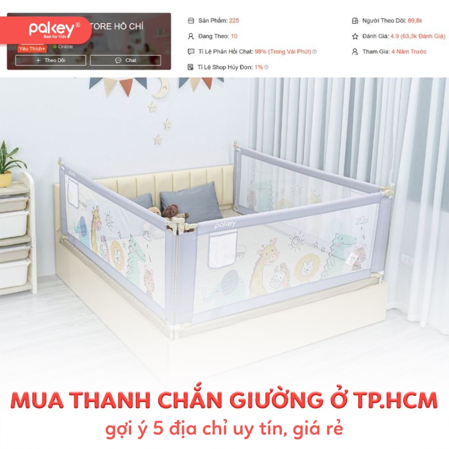 Gợi ý 5 địa chỉ mua thanh chắn giường ở tp.HCM đáng tin cậy