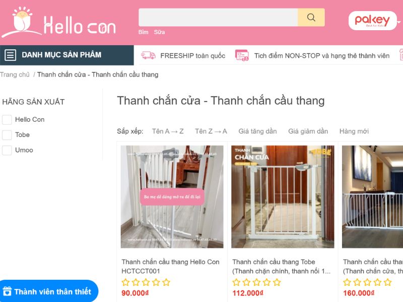 5 địa chỉ mua thanh chắn cầu thang Hà Nội chất lượng, giá tốt