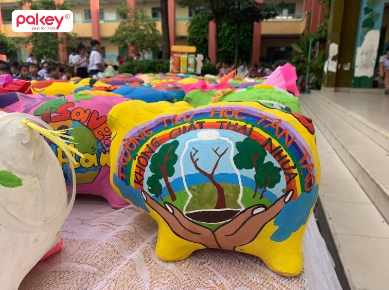 Mẫu trang trí heo đất đẹp và độc đáo