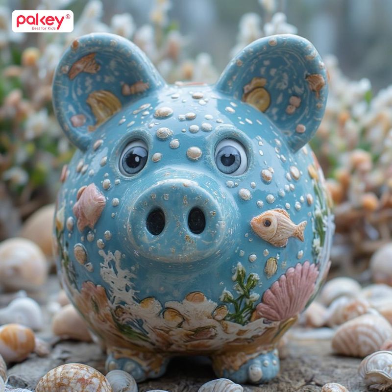 Mẫu trang trí heo đất đẹp và độc đáo