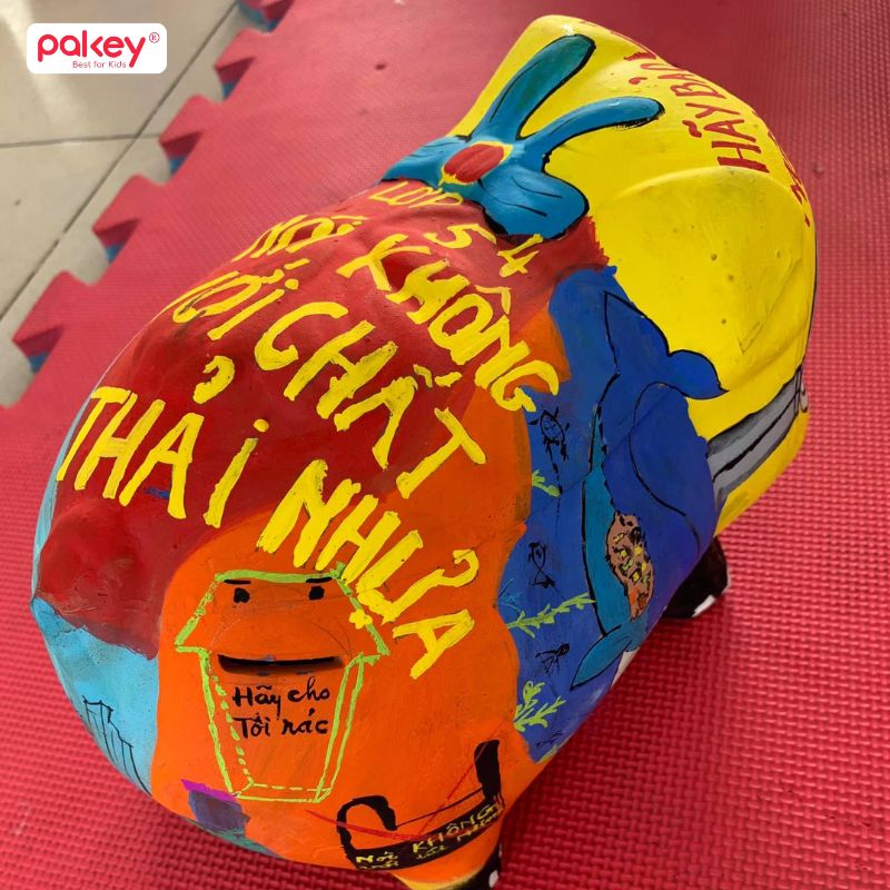 Mẫu trang trí heo đất đẹp và độc đáo