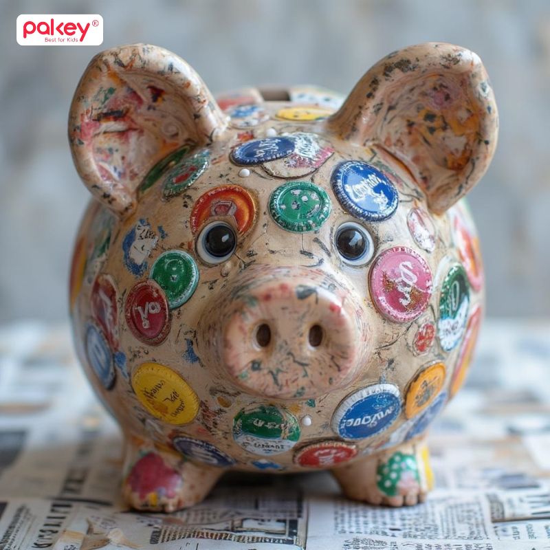 Mẫu trang trí heo đất đẹp và độc đáo