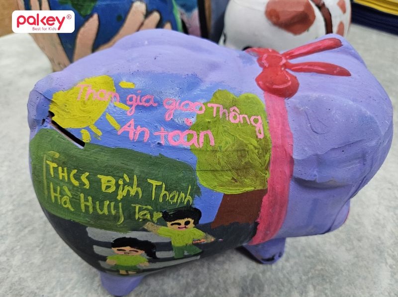 Mẫu trang trí heo đất đẹp và độc đáo