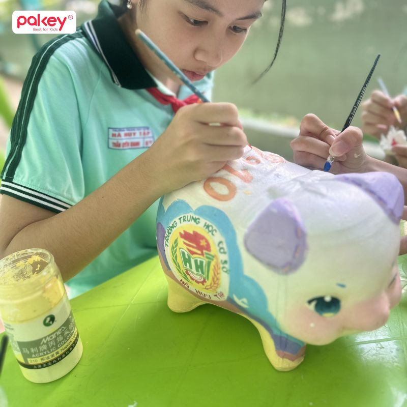 Mẫu trang trí heo đất đẹp và độc đáo