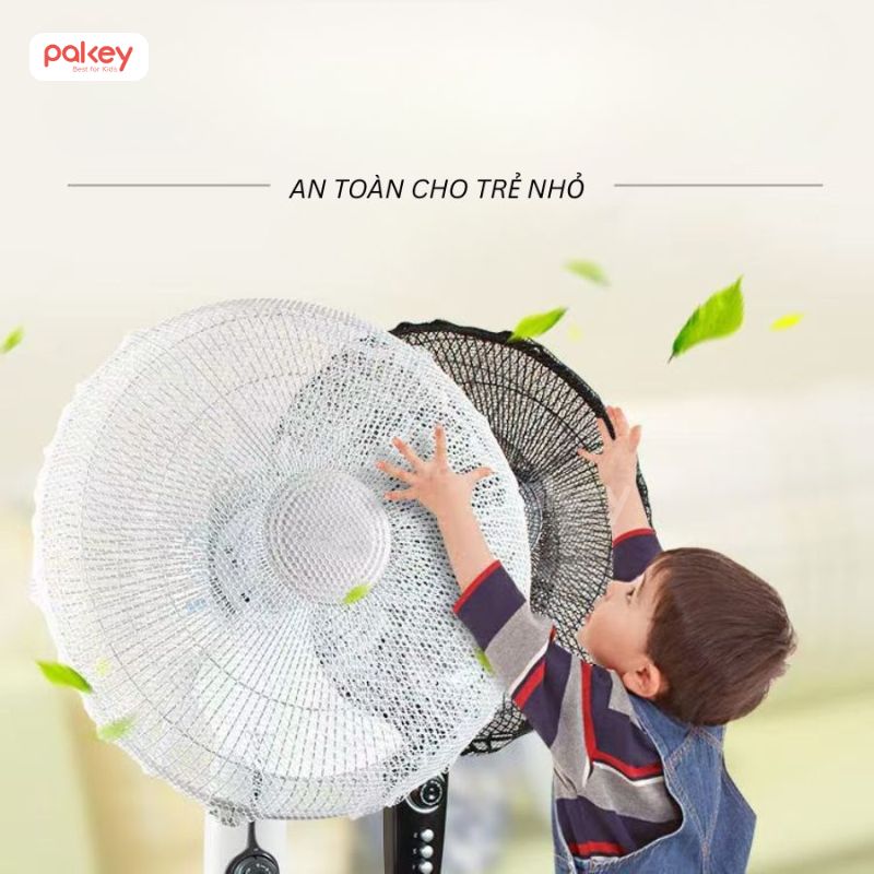 Lưới bọc quạt - giải pháp an toàn cho trẻ nhỏ