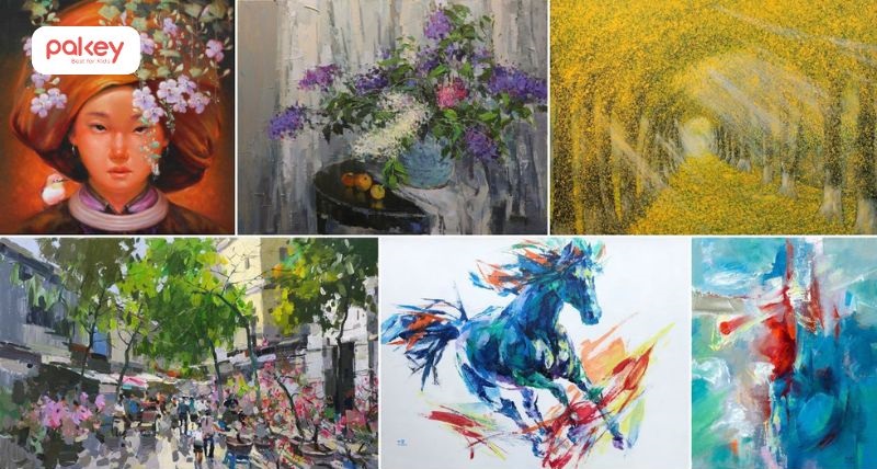 Trong lĩnh vực mỹ thuật và hội họa, màu Acrylic là một trong những chất liệu được sử dụng phổ biến nhất hiện nay