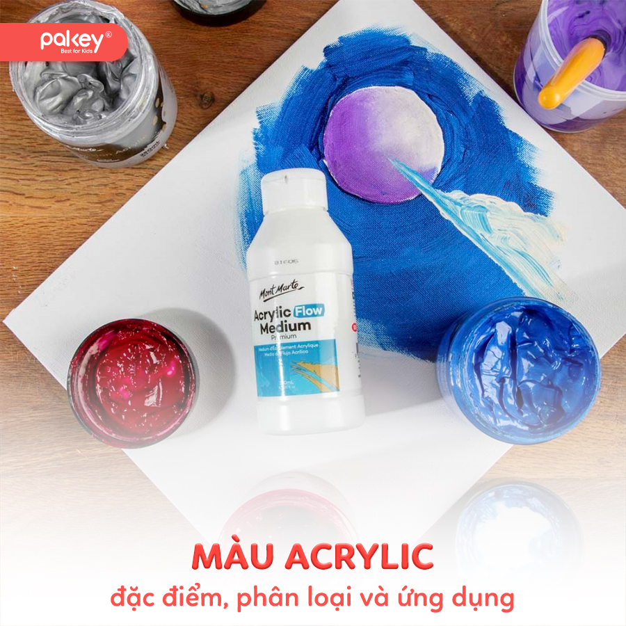 Màu Acrylic là gì? Đặc điểm, phân loại và ứng dụng