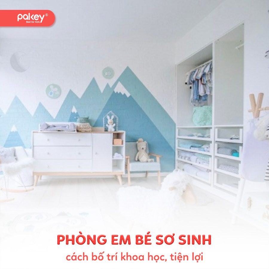 5 cách bố trí phòng em bé sơ sinh khoa học, tiện lợi