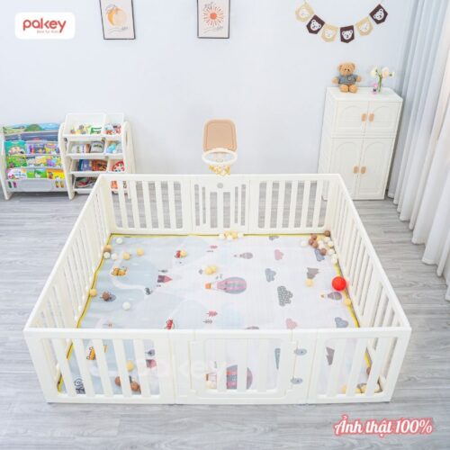 [New] Quây cũi nhựa Pakey Babyhome NC02