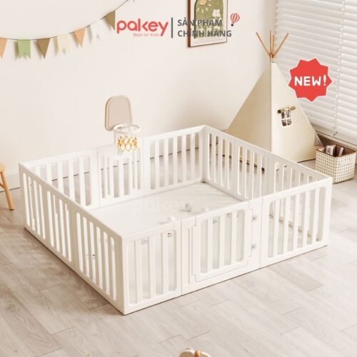 [New] Quây cũi nhựa Pakey Babyhome NC02