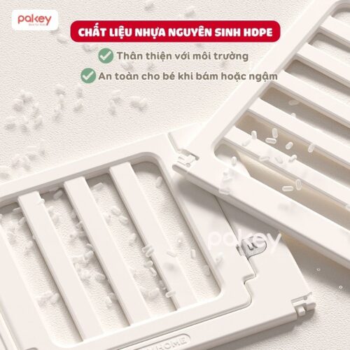 [New] Quây cũi nhựa Pakey Babyhome NC02