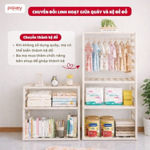 [New] Quây cũi nhựa Pakey Babyhome NC02