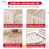 Quây cũi nhựa Pakey Babyhome NC02 + ngôi nhà
