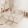 Quây cũi nhựa Pakey Babyhome NC02 + ngôi nhà