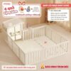 Quây cũi nhựa Pakey Babyhome NC02 + ngôi nhà