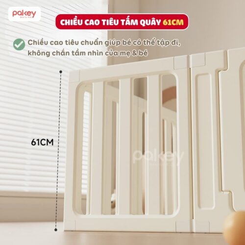 Quây cũi nhựa Pakey Babyhome NC02 + ngôi nhà 21 Quây cũi nhựa Pakey Babyhome NC02 + ngôi nhà