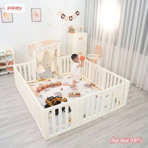 Quây cũi nhựa Pakey Babyhome NC02 + ngôi nhà 17 Quây cũi nhựa Pakey Babyhome NC02 + ngôi nhà