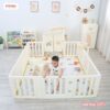 Quây cũi nhựa Pakey Babyhome NC02 + ngôi nhà