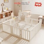 Quây cũi nhựa Pakey Babyhome NC02 + ngôi nhà