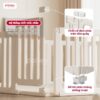 Quây cũi nhựa Pakey Babyhome NC02 + ngôi nhà