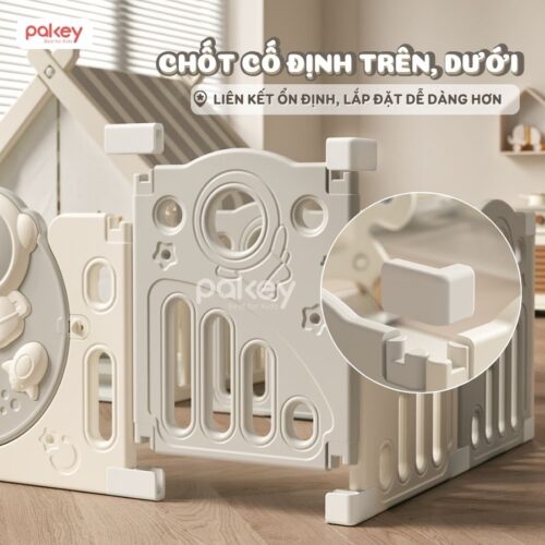 Bộ quây cũi nhựa Pakey Phi Hành Gia QN08