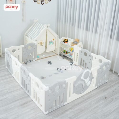 Bộ quây cũi nhựa Pakey Phi Hành Gia QN08