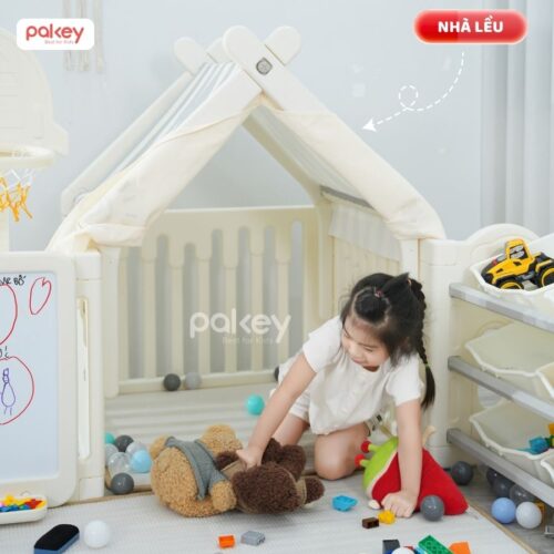 Bộ quây cũi nhựa Pakey Phi Hành Gia QN08
