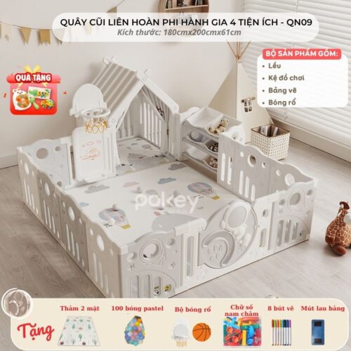 Bộ quây nhựa Pakey Phi Hành gia QN09