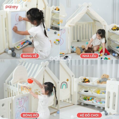 Bộ quây nhựa Pakey Phi Hành gia QN09