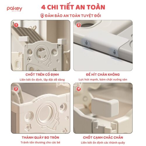 Bộ quây nhựa Pakey Phi Hành gia QN09
