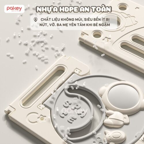 Quây cũi nhựa Pakey Phi Hành Gia kèm lều (QN06,QN07) 19 Quây cũi nhựa Pakey Phi Hành Gia kèm lều