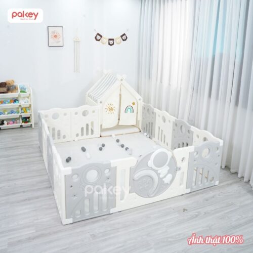 Quây cũi nhựa Pakey Phi Hành Gia kèm lều (QN06,QN07) 14 Quây cũi nhựa Pakey Phi Hành Gia kèm lều