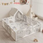 Quây cũi nhựa Pakey Phi Hành Gia kèm lều (QN06,QN07)