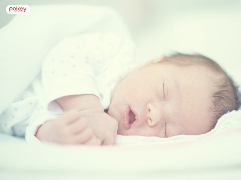 Trẻ sơ sinh ngủ há miệng có sao không? 5 Trẻ sơ sinh ngủ há miệng có sao không?