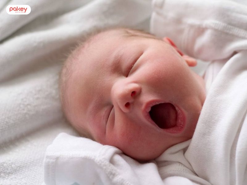 Trẻ sơ sinh ngủ há miệng có sao không? 6 Trẻ sơ sinh ngủ há miệng có sao không?