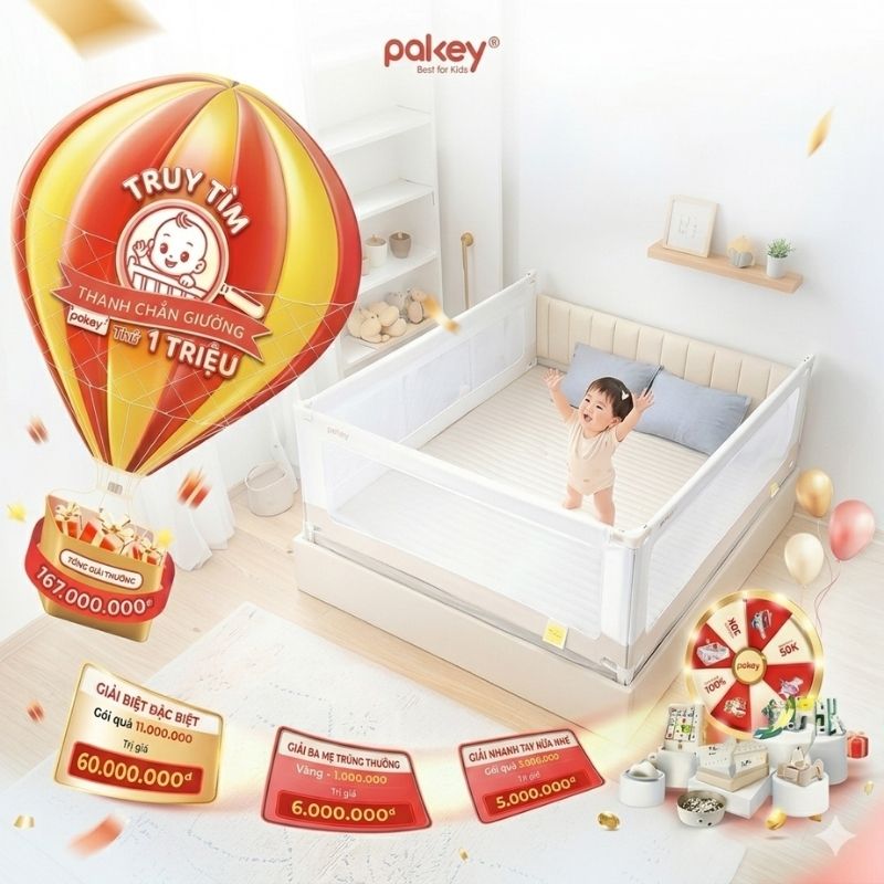 Khởi động chương trình - "Truy tìm em bé thanh chắn giường Pakey thứ 1 triệu" 35 Khởi động chương trình - "Truy tìm em bé thanh chắn giường Pakey thứ 1 triệu"