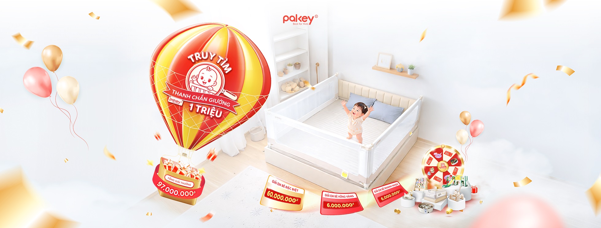 Truy tìm em bé Pakey – 1 triệu hành trình lớn lên của thanh chắn giường Pakey