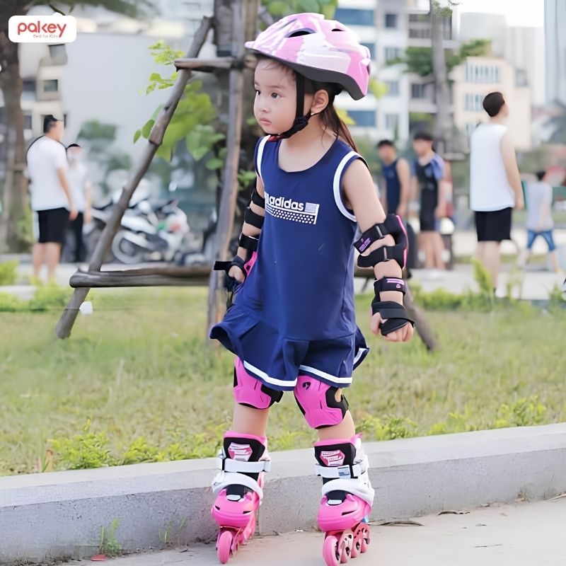  Hướng dẫn đeo bảo hộ trượt patin cho bé đúng cách an toàn 
