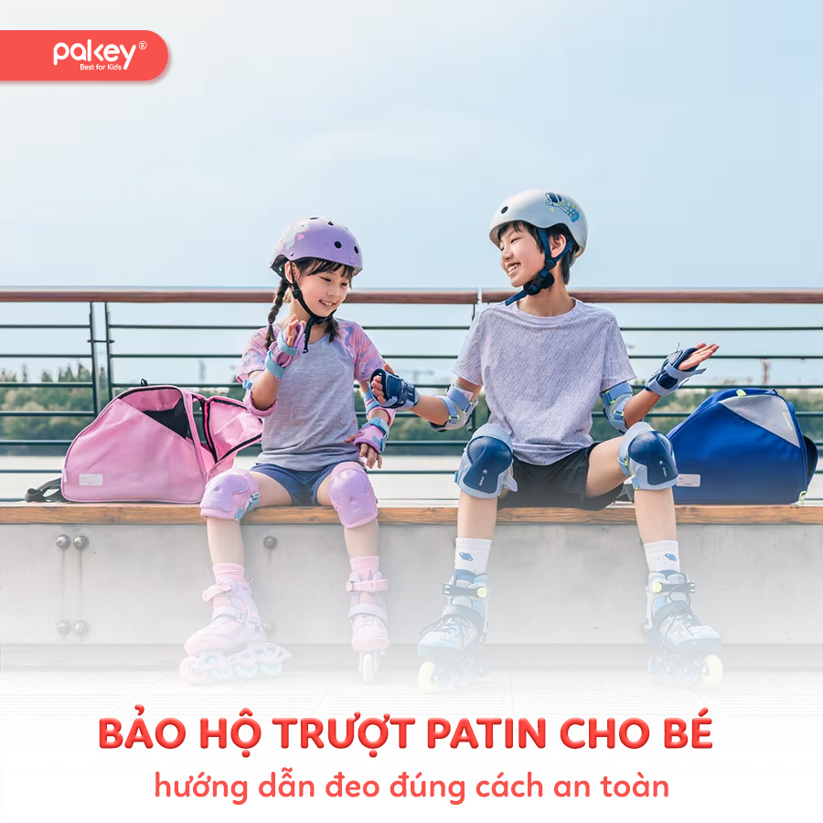  Hướng dẫn đeo bảo hộ trượt patin cho bé đúng cách an toàn 