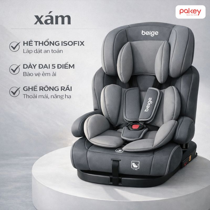 Ghế ngồi ô tô trẻ em Beige