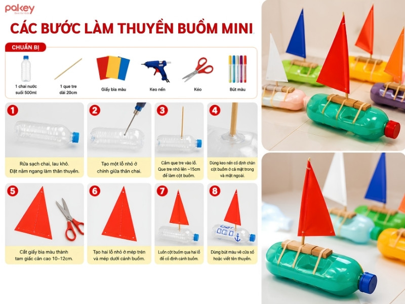 Hướng dẫn 10 ý tưởng tái chế chai nhựa thành đồ chơi tại nhà