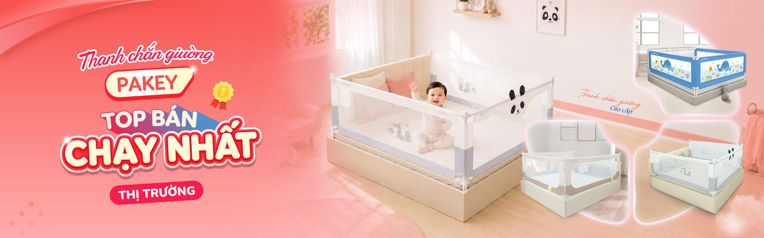 Thanh chắn giường Pakey - Top 1 bán chạy thanh chắn giường toàn quốc