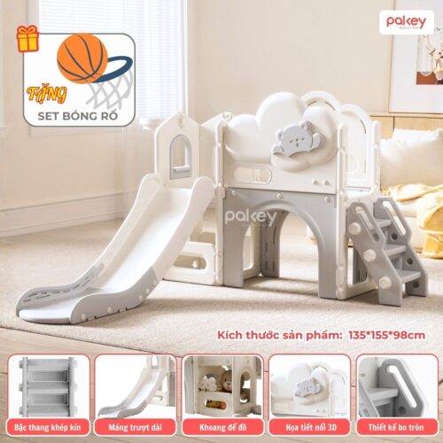 Cầu trượt Pakey Lovely Bear LH02