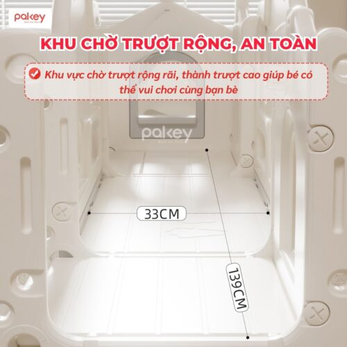Cầu trượt Pakey Lovely Bear LH02