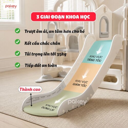 Cầu trượt Pakey Lovely Bear SS01