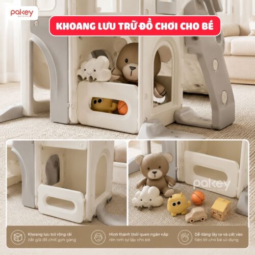 Cầu trượt Pakey Lovely Bear SS01