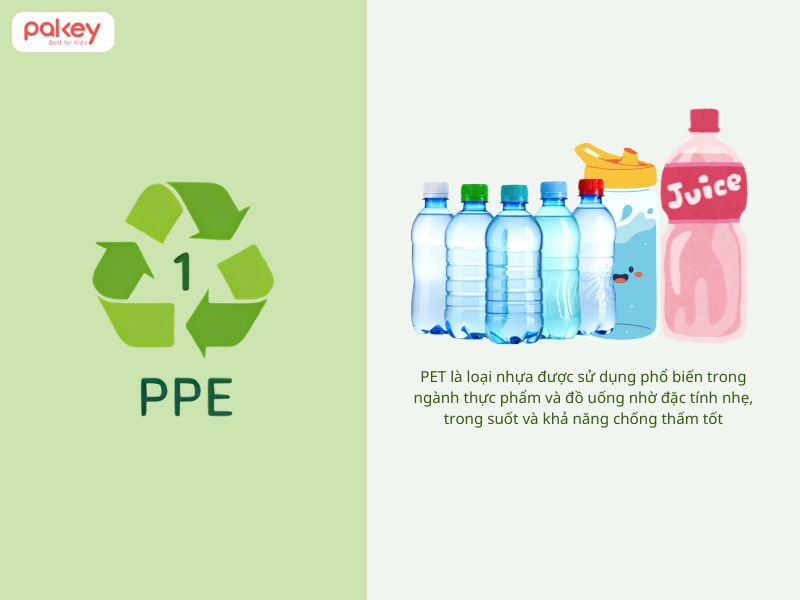 Cách nhận biết và phân biệt kí hiệu các loại nhựa an toàn