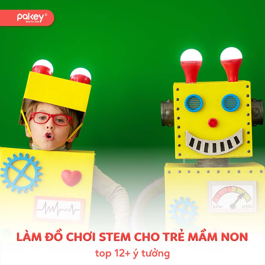 Top 12+ ý tưởng làm đồ chơi STEM cho trẻ mầm non