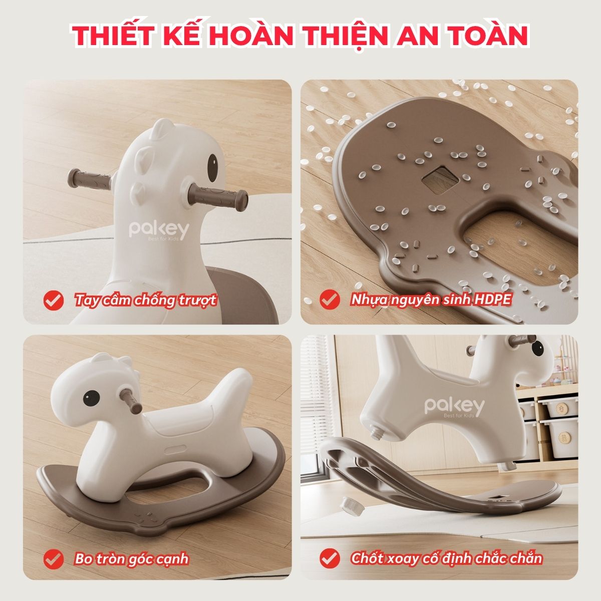 Ngựa bập bênh Pakey RH06 18 Ngựa bập bênh Pakey RH06
